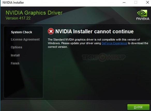 nvidia驱动不兼容w10版本(为何win10不兼容nvidia新驱动)